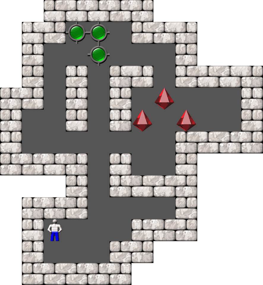 Sokoban Kevin B. Reilly Arranged level 128